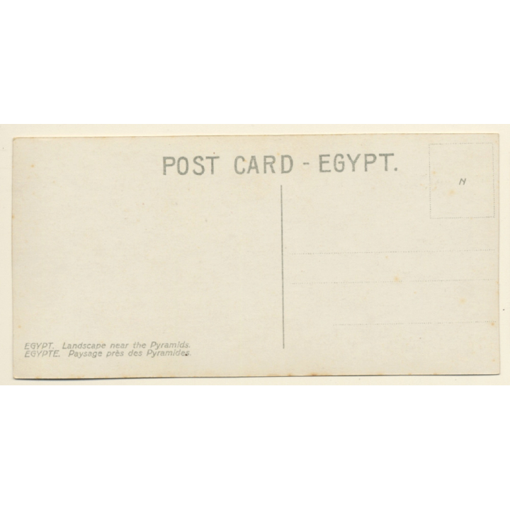 Egypt: Landscape Near The Pyramids (Vintage RPPC ~1910s/1920s)