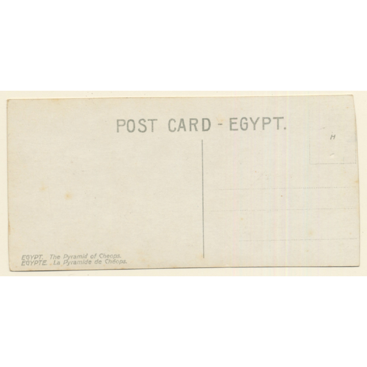 Egypt: The Pyramid Of Cheops (Vintage RPPC ~1910s/1920s)