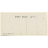 Cairo / Egypt: El-Tabbaneh Street (Vintage RPPC ~1910s/1920s)