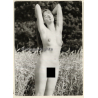 Erotic Study: Longhaired Nude Stretches Out In Sun (Vintage Photo GDR ~1970s/1980s)
