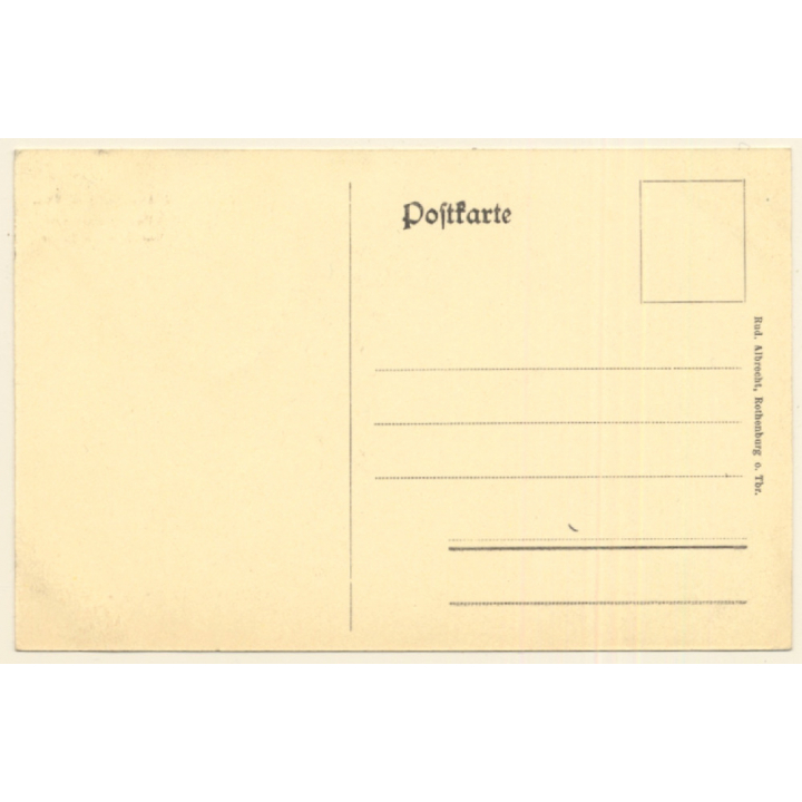 Rothenburg ob der Tauber: Fenstergitter Am Staudt'schen Hause (Vintage PC)