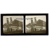 Gilly / Belgium: Charbonnages Du Trieu Kaisin *4 (Vintage Stereo Glass Plate ~1910s/1920s)