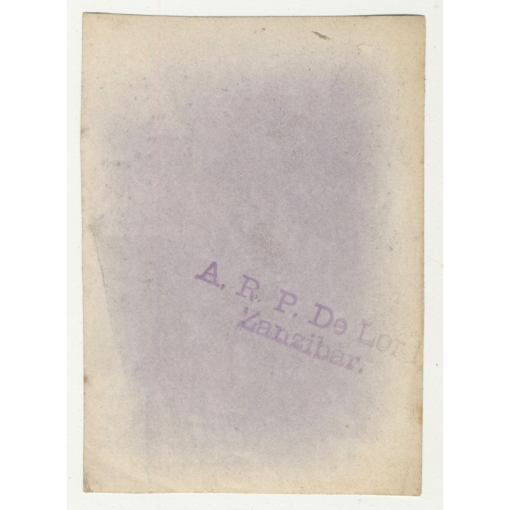 A.R.P. De Lord: African Men In Stone Town - Zanzibar (Vintage Photo ~1920s/1930s)