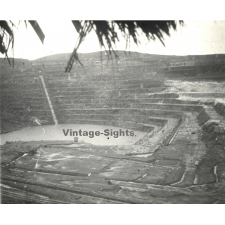 Vietnam: Houillère de Hong Hai / Coal Mine (Vintage Stereo Glass Plate ~1920s/1930s)