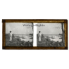 Laos: Chutes De Khone Phapéng / Waterfall (Vintage Stereo Glass Plate ~1920s/1930s)