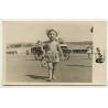 Foto Armen: Baby Boy At Playa Miramar - Buenos Aires (Vintage Photo PC 1949)