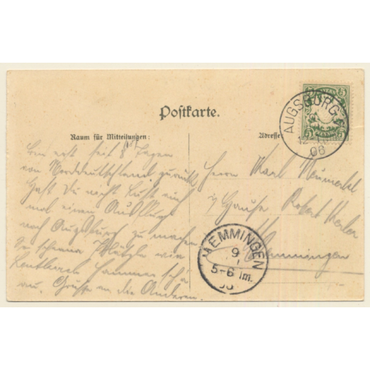 Deutschnationaler Handlungsgehilfen-Verband / Wappen (Vintage PC Litho 1906)