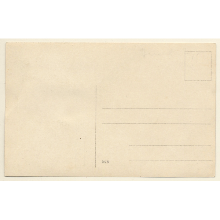 Bold Man In High Boots With Shepherd Dog (Vintage RPPC 1920s/1930s)