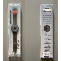 Swatch Automatic BLUE MATIC SAN 100 with Case (Vintage Watch 1991)