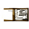Indochina: Buddhist Ceremony *1 / Monks - Prayer Wheel (Vintage Glass Plate ~1920s/1930s)