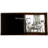 Indochina: Buddhist Ceremony *3 / Monks - Offerings Shrine - Altar (Vintage Glass Plate ~1920s/1930s)