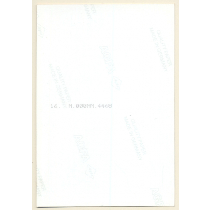 Rear View: Darkhaired Nude Kneeling On Couch (Vintage Photo ~1990s)