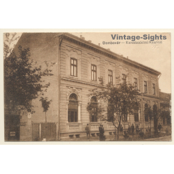 Dombovár / Hungary: Kereskedelmi Kaszino (Vintage PC Field Post ~1910s)