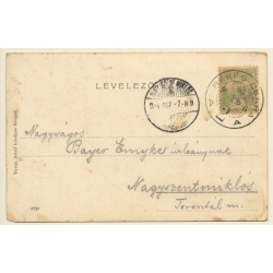 Békés-Csabáról - Békéscasba / Hungary: Rudolf Gymnázium És Templon (Vintage PC 1904)