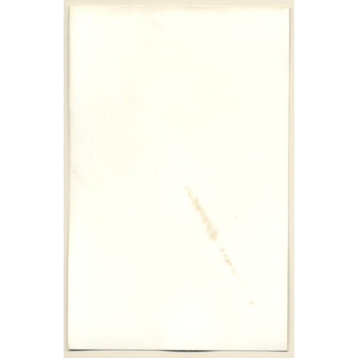 Cheeky Darkhaired Semi Nude On Flowered Couch*3 (Vintage Photo ~1970s/1980s)