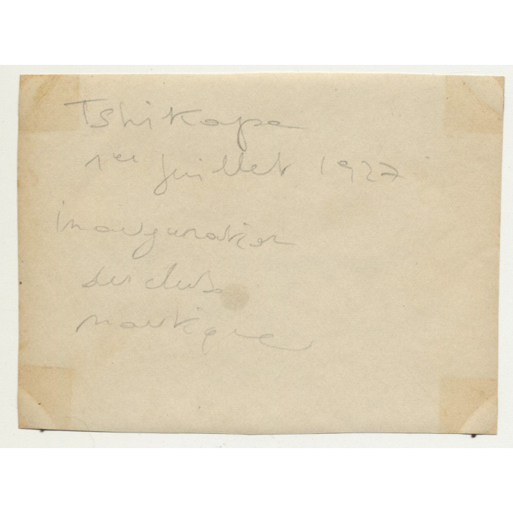 Thikapa - Belgian Congo: Dugout On Kasai River - Kolonialherren (Vintage Photo B/W 1927)