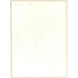 Erotic Study: Cheeky Shorthaired Semi Nude Flashing Boobs (Vintage Photo GDR ~1970s/1980s)