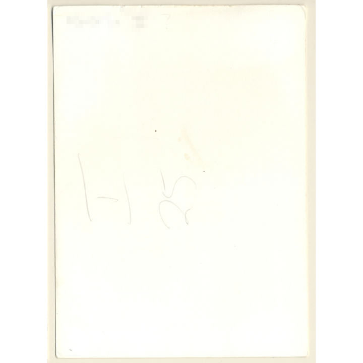 Erotic Study: Cheeky Shorthaired Semi Nude Flashing Boobs (Vintage Photo GDR ~1970s/1980s)