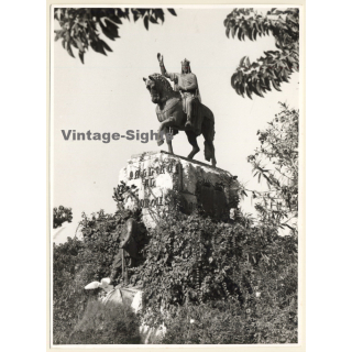 Palma de Mallorca: Estatua Del Rey Jaime II / Monument (Vintage Photo ~1960s)