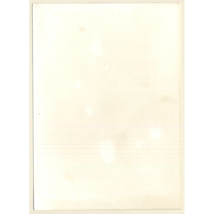 Erotic Study: Slim Longhaired Nude Leaning Against Rock (Vintage Photo GDR ~1970s/1980s)