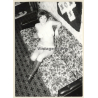Erotic Study: Busty Nude On Flowered Couch*1 / Tan Lines - Boots (Vintage Photo GDR ~1970s/1980s)