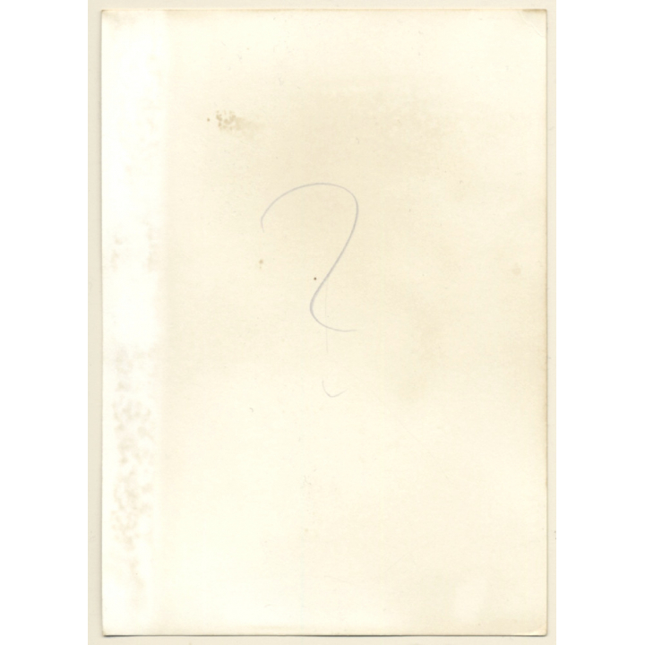 Erotic Study: Natural Nude Sitting On Tree Stump (Vintage Photo GDR ~1970s/1980s)