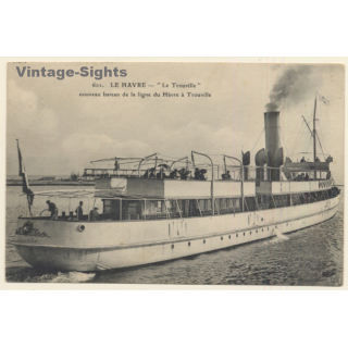 Le Havre: SS Le Trouville / Steamer (Vintage PC 1911)