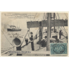 Montreal To Quebec: 2 Steamships Crossing On St.Lawrence River (Vintage PC 1906)