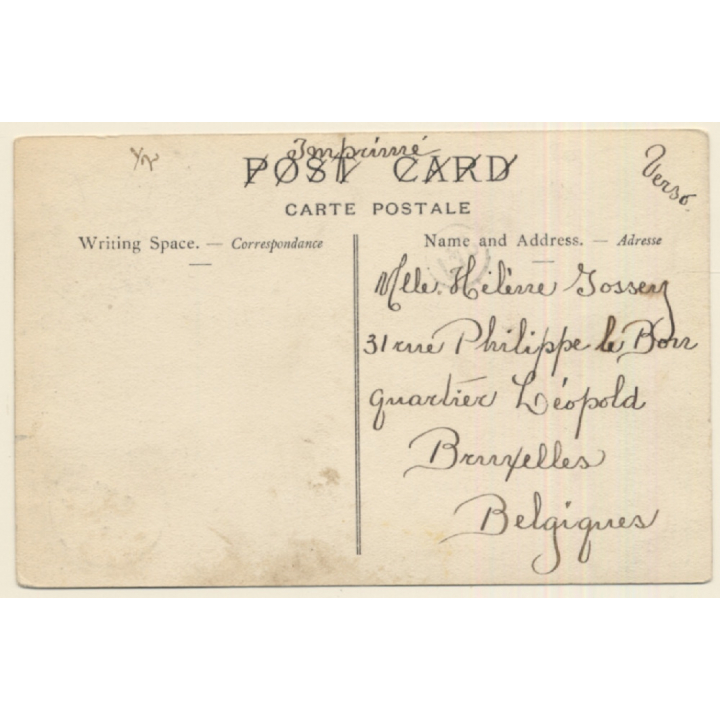 Montreal To Quebec: 2 Steamships Crossing On St.Lawrence River (Vintage PC 1906)