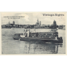 Trajektschiff Pulbus: Stralsund Nach Rügen / Railway (Vintage PC 1912)