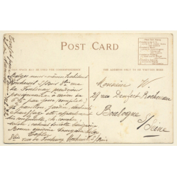 Red Star Line: Antwerpen / Steamer - Row Boat (Vintage PC ~1910s/1920s)