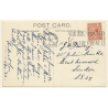 Cunard Line: R.M.S. Aquitania / Steamer (Vintage PC 1921)