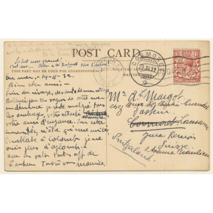 Union Castle Line: Steamer Llanstephan Castle (Vintage PC 1932)