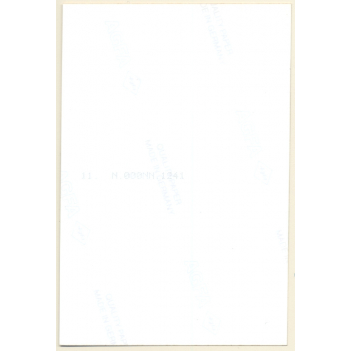 Rear View: Leggy Blonde Nude Kneelingg / Butt - Nylons (Vintage Photo ~1990s)