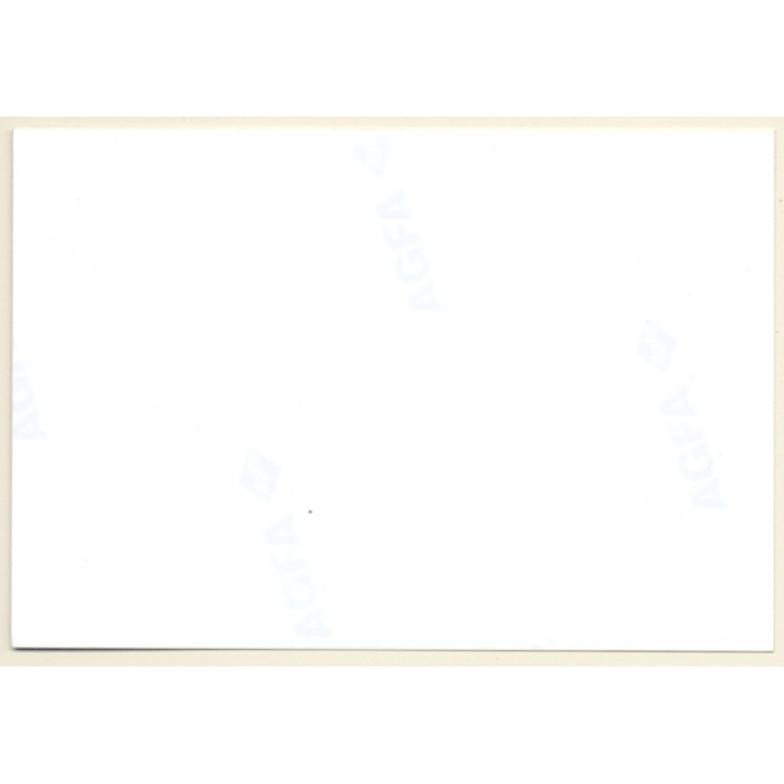 Rear View: Semi Nude Brunette In Front Of Barn / Boobs (Vintage Photo ~1990s)