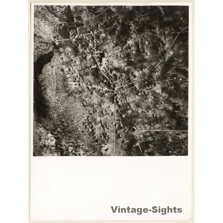 Mallorca: Aerial View Of Unidentified Village *1 (Vintage Photo ~1960s)