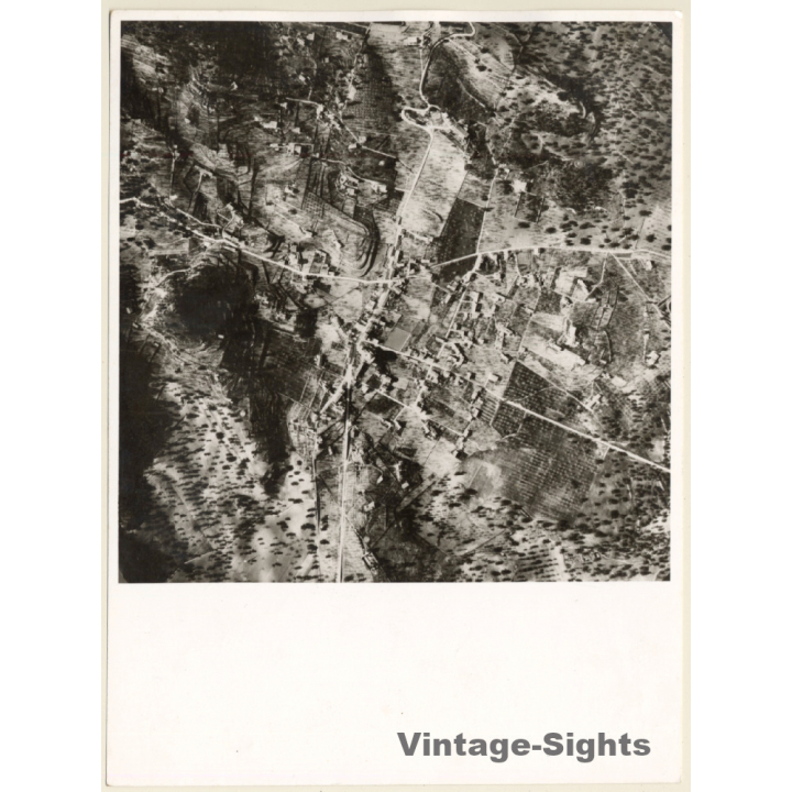 Mallorca: Aerial View Of Unidentified Village *2 (Vintage Photo ~1960s)