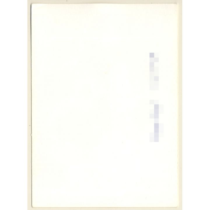 Erotic Study: Slim Blonde Nude Looks At Camera*2 (Vintage Photo GDR ~1970s/1980s)