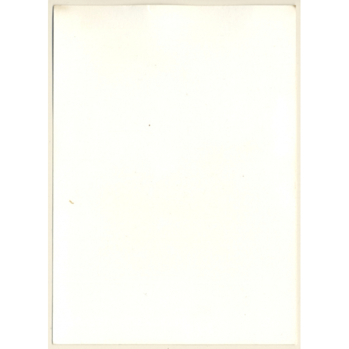 Erotic Study: Nude Blonde Holding On To Rock / Updo - Outdoors (Vintage Photo GDR ~1970s/1980s)