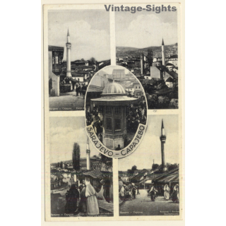 Sarajevo / Bosnia Herzegovina: Alifakovac - Multi View (Vintage PC 1938)