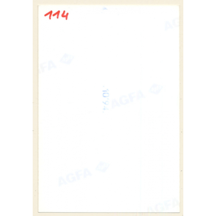 Rear View: Semi Nude Female On Chair / Butt - Overknees (Vintage Photo ~1990s)