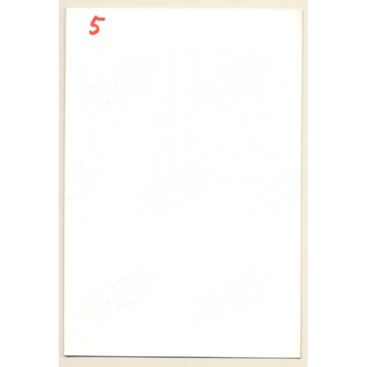 Nude Curlyhead With Turban Lying On Pouffe (Vintage Photo ~1990s)