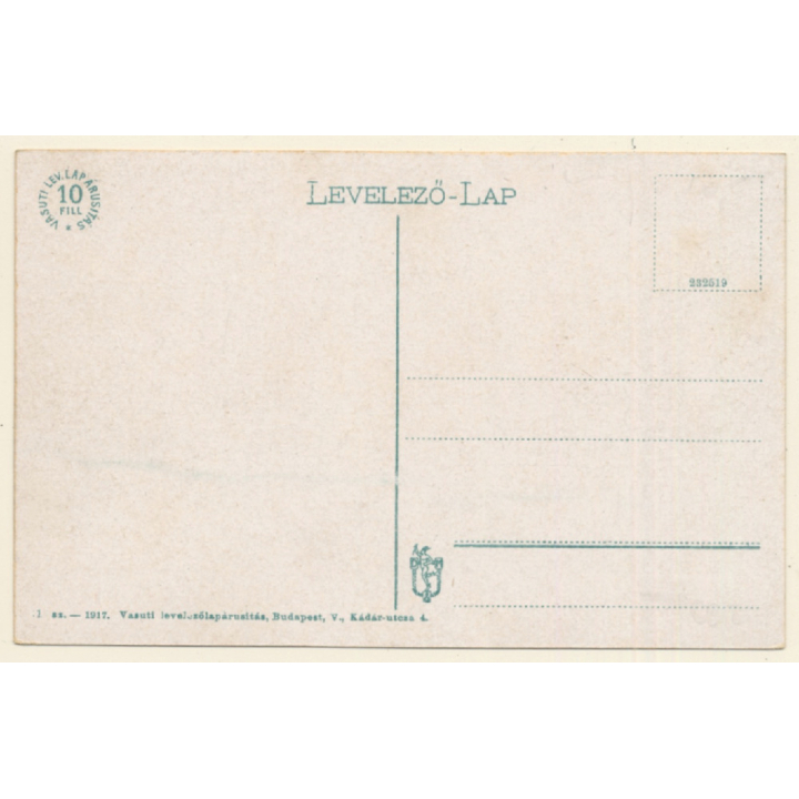 Szolnok / Hungary: Kossúth tér - Monument (Vintage PC ~1910s)