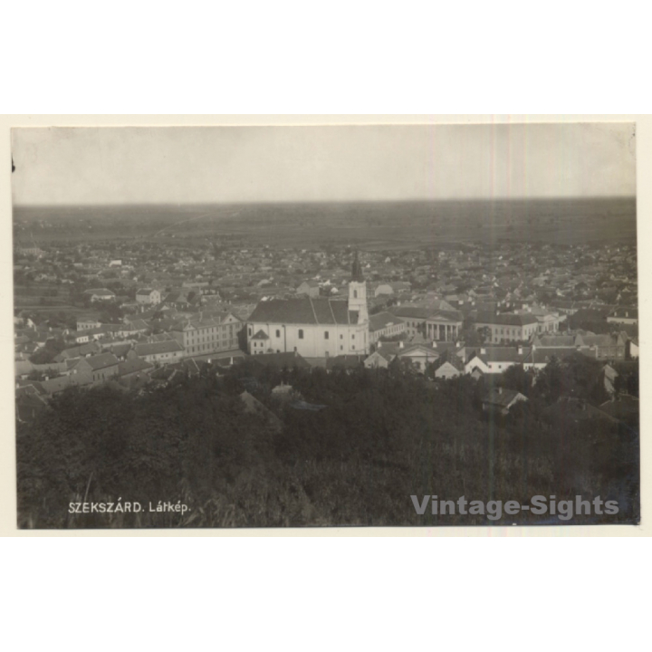 Szeksárd / Hungary: Partial View - Látkép (Vintage RPPC)