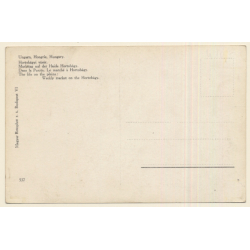 Hungary: Weekly Market On The Hortobágy (Vintage RPPC)
