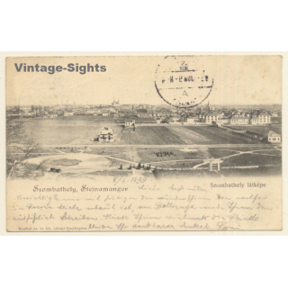 Szombathely - Steinamanger / Hungary: Total View (Vintage PC 1899)