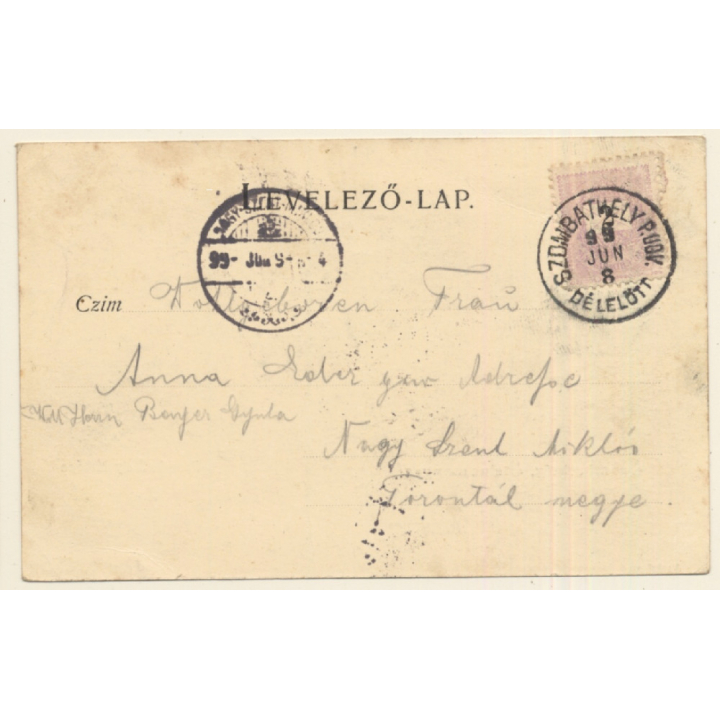 Szombathely - Steinamanger / Hungary: Total View (Vintage PC 1899)