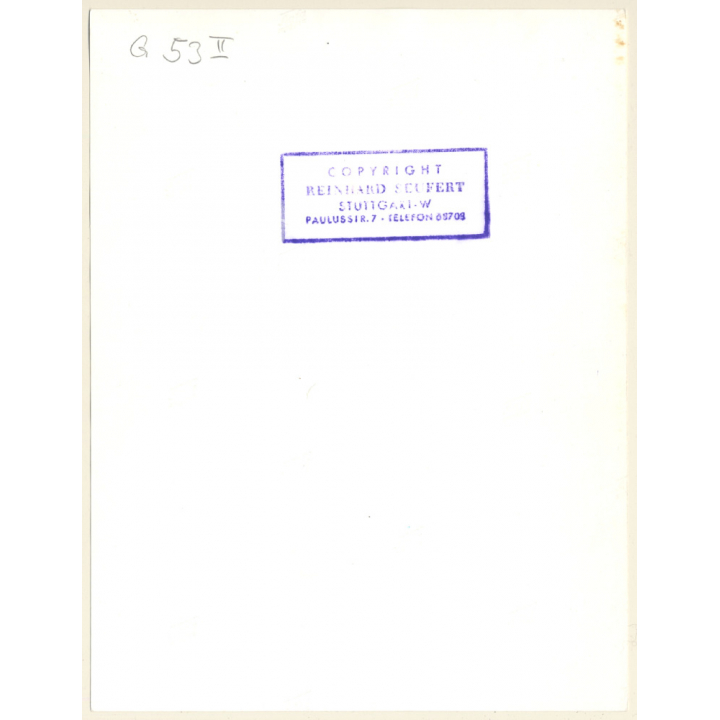 Erotic Study By R. Seufert: Female Pin-Up Can-Can Dancer Lifts Leg (Vintage Photo ~1950s/1960s)