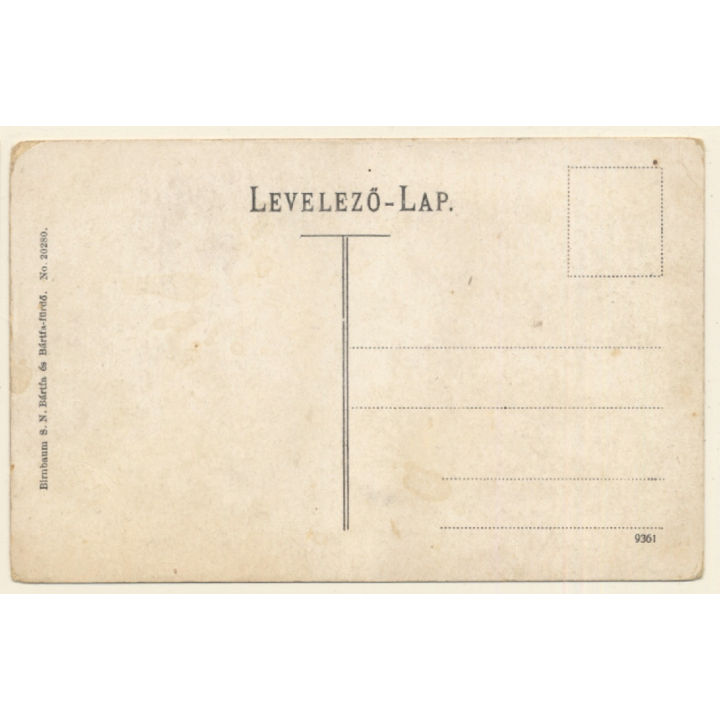 Bártfa - Bártfafürdö / Hungary: Fedett Sétány - Templom tér és az Orvos-forrás (Vintage PC)