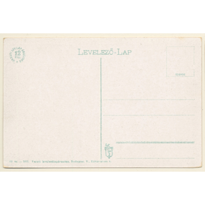 Siófok / Hungary: Városháza - Town House (Vintage PC)